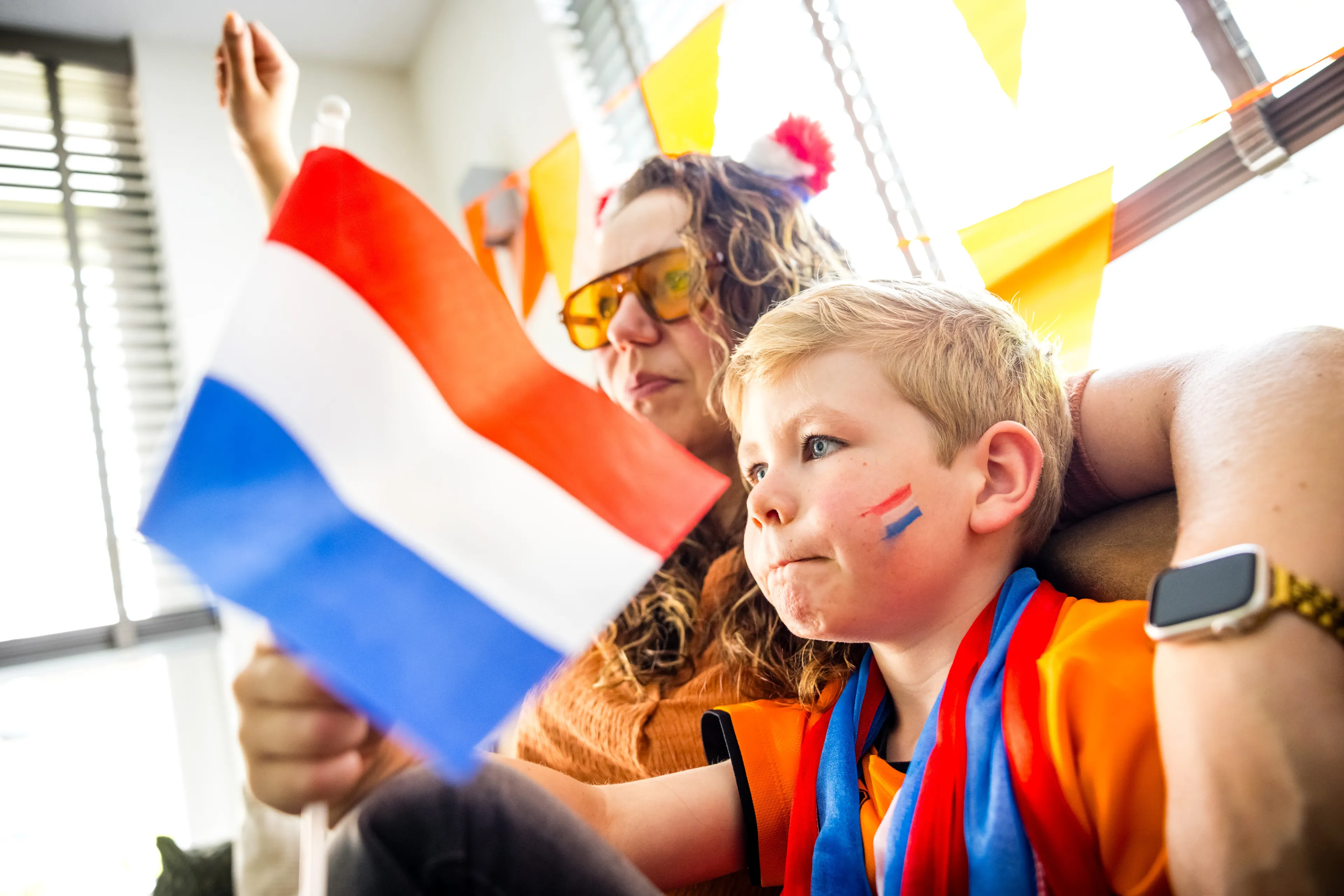 WK met jonge kinderen, Oranje, Verenigde Staten, wereldkampioenschap, voetbal