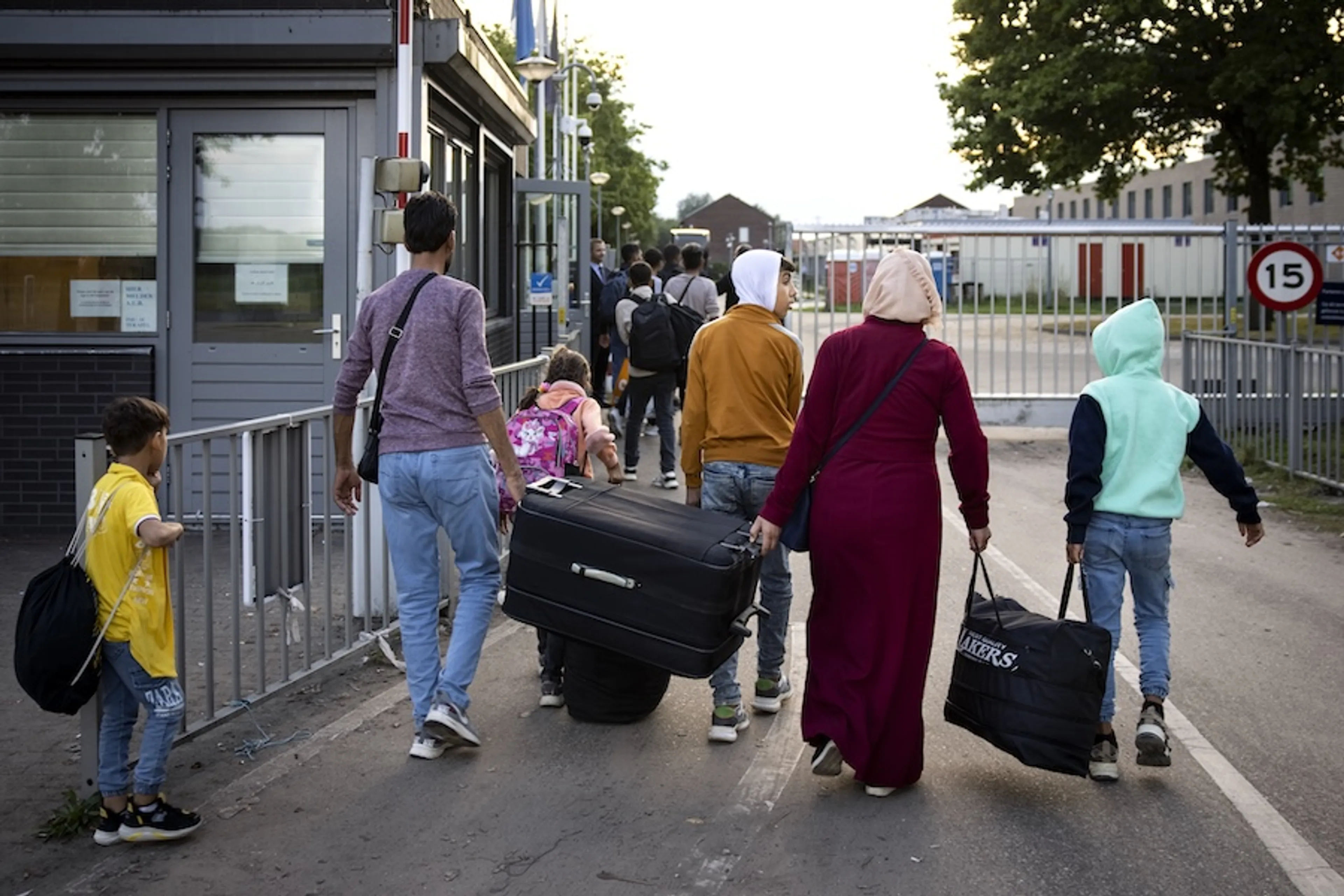 Vluchtelingen melden zich in Ter Apel