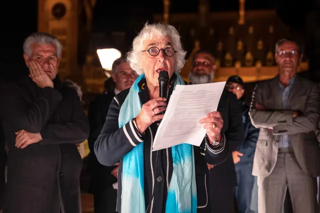 Hanneke Gelderblom (89) moest onderduiken in de oorlog en zet zich nu in voor vrede: ‘Ik kan het niet alleen’.