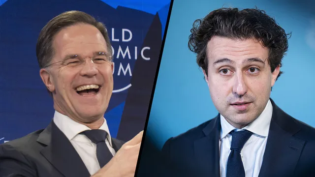 'Stop met slijmen', zegt Jesse Klaver over de appjes van NAVO-chef Rutte aan Trump.