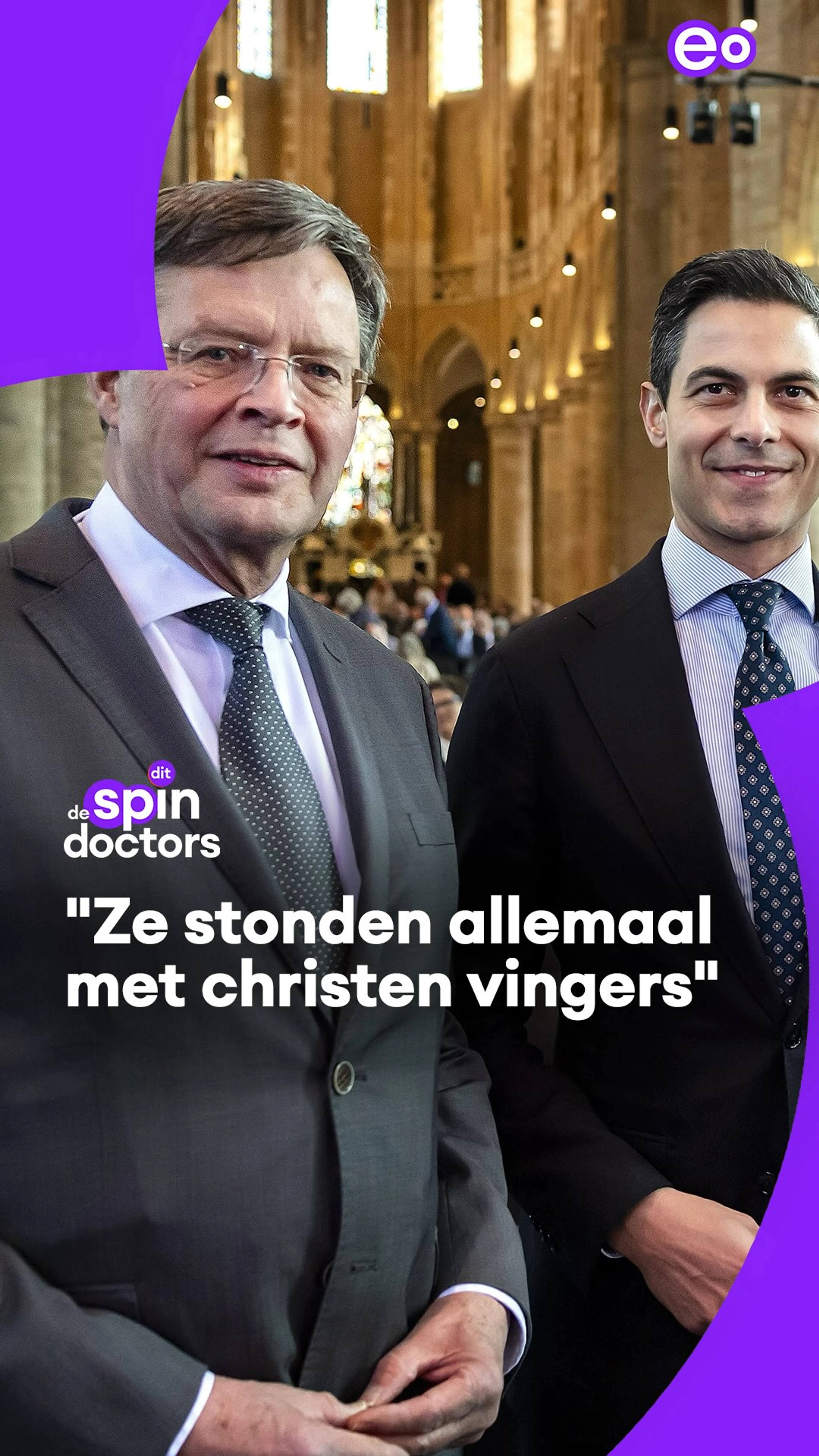 ‘Ze staan met christenvingers’