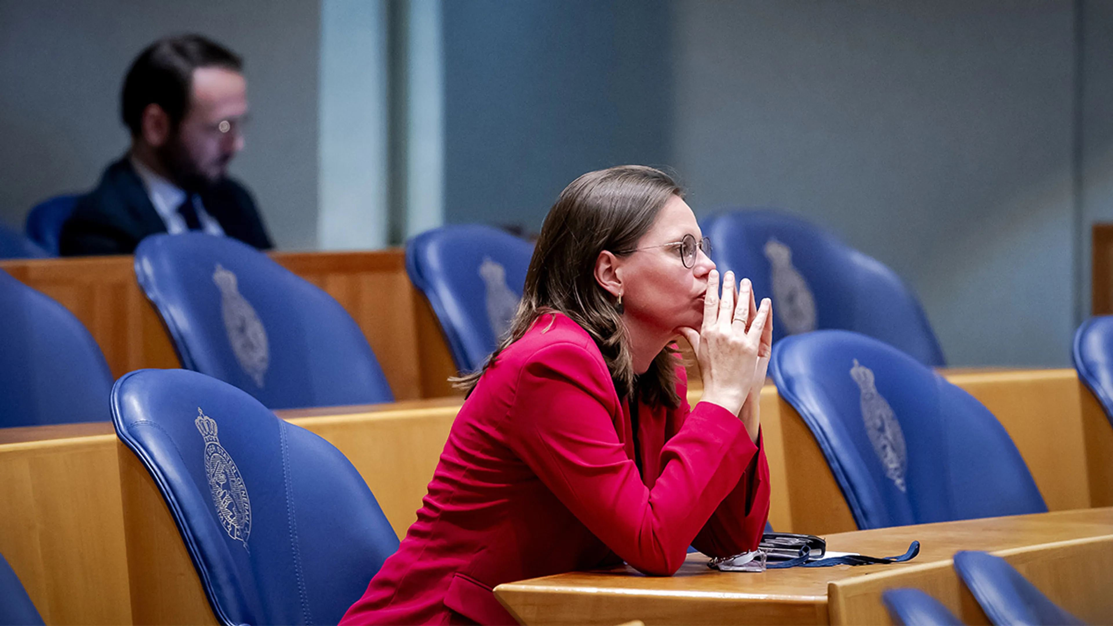 Mirjam Bikker, fractievoorzitter ChristenUnie. De ChristenUnie is nu voor twee strengere asielmaatregelen.
