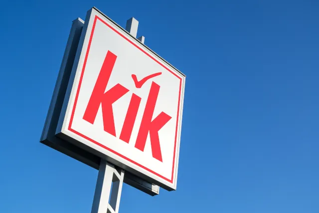 Het logo van de Duitse discounter Kik.
