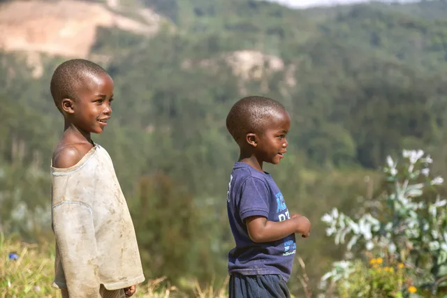 Kinderen in Rwanda in 2015.