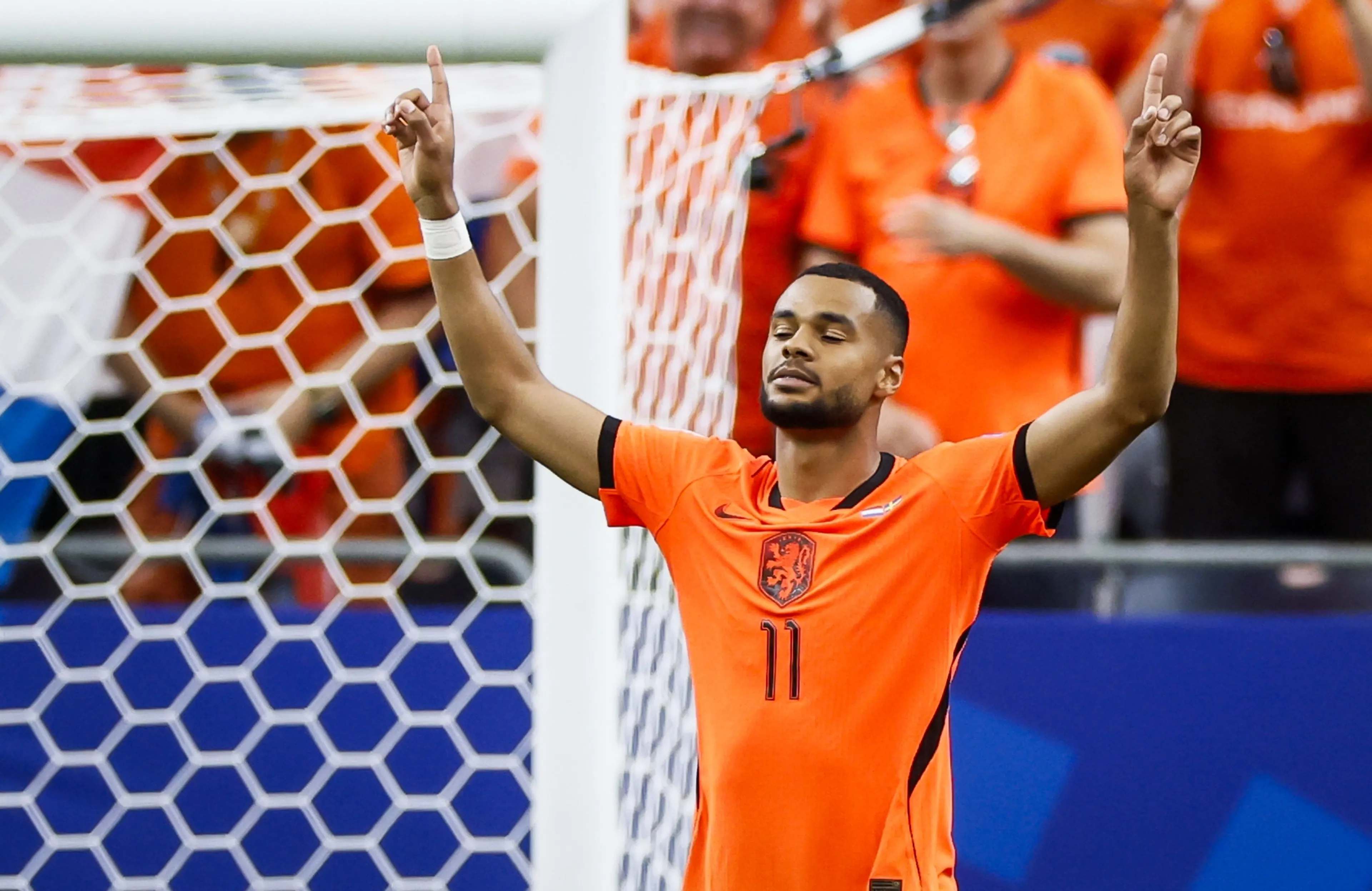 Cody Gakpo van het Nederlands elftal.