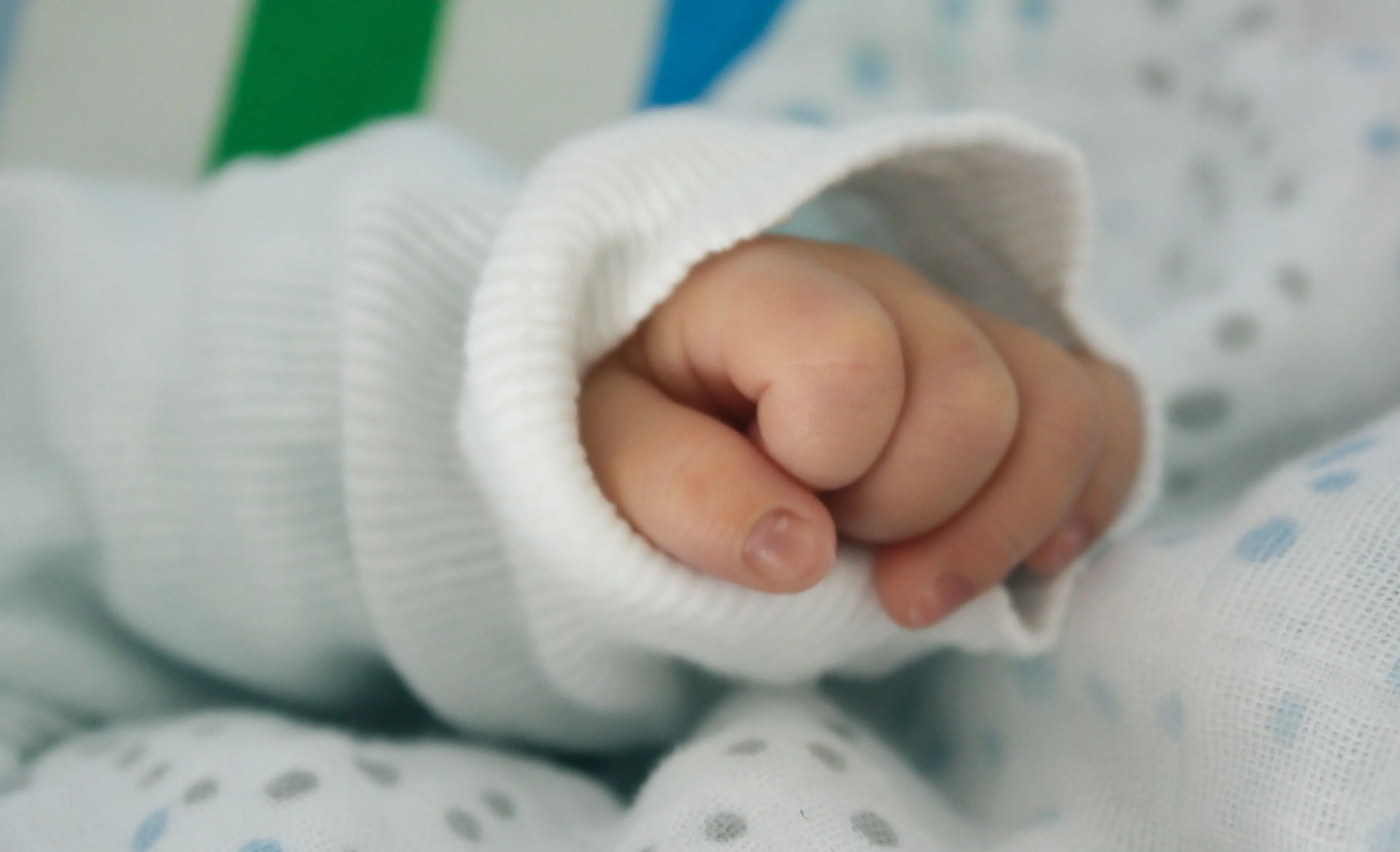 Een babyhandje