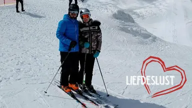 Tim en Kyra werden verliefd op de skipiste