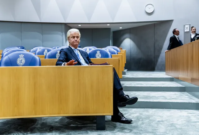 Geert Wilders, lijsttrekker van de PVV.